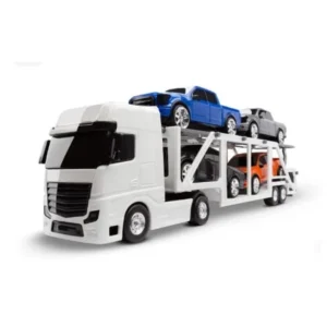 Caminhão Cegonheira Petroleum Com 4 Pick-Up Roma Brinquedos