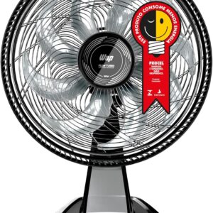 WAP Ventilador de Mesa e Parede 50cm FLOW TURBO, com Tecnologia Silenciosa e Econômica, 8 Pás e 3 Velocidades, 180W 127V